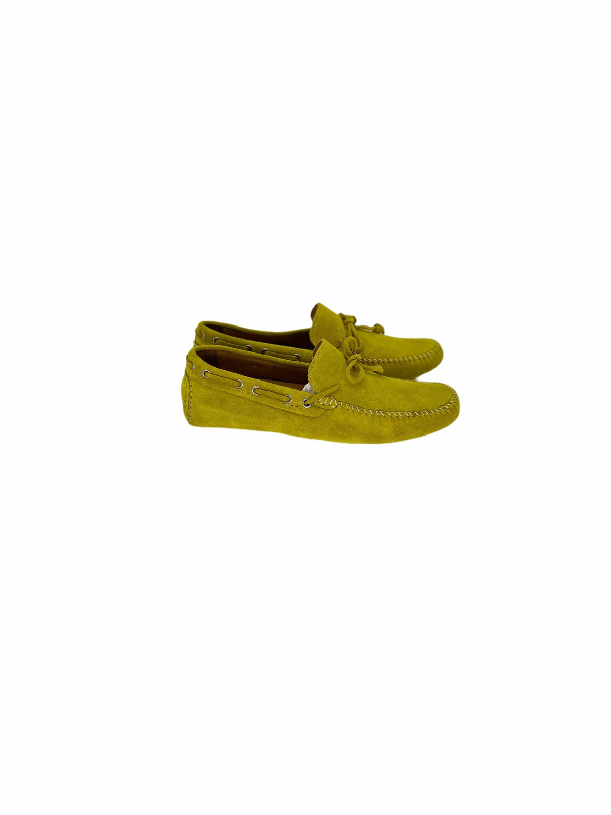 Yellow Sergio Suede Driving Loafer Slip On Shoe