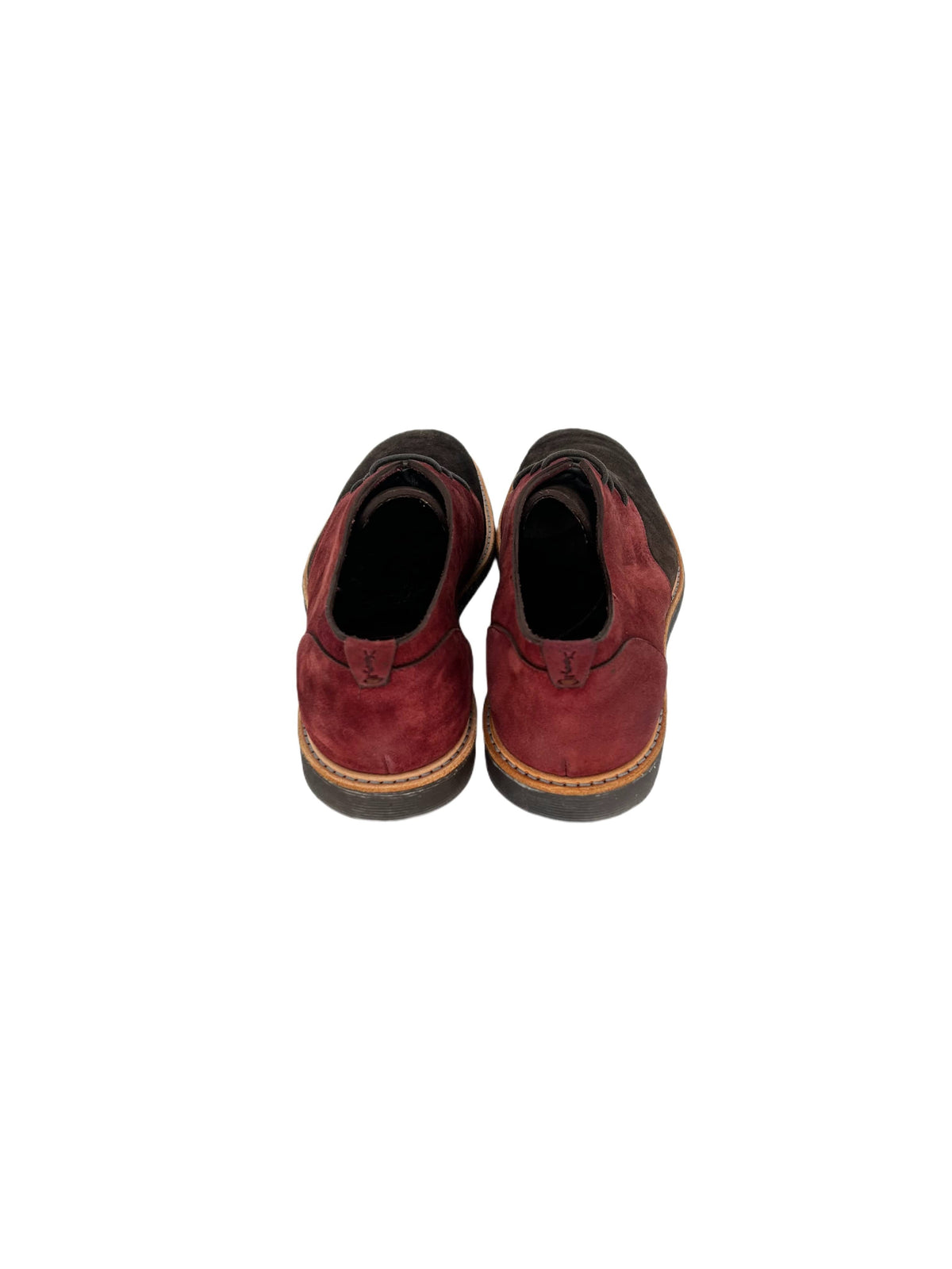 Yves Saint Laurent Bi-Colour Suede Desert Shoes With Crepe Sole