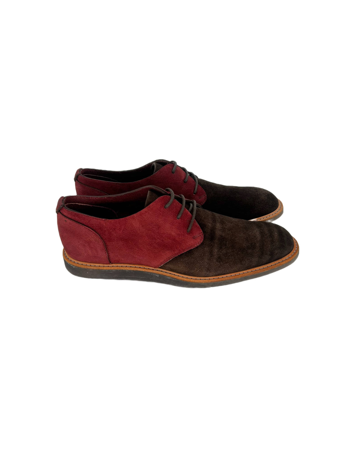 Yves Saint Laurent Bi-Colour Suede Desert Shoes With Crepe Sole