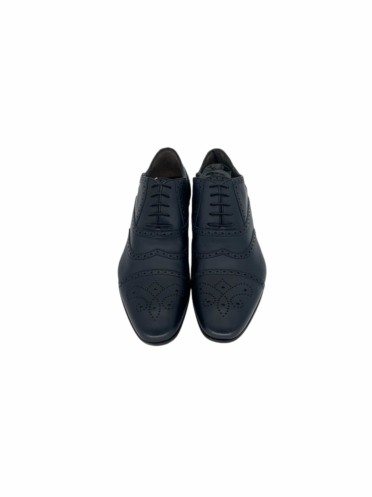 Yves Saint Laurent Blue Oxford Brogue Shoe