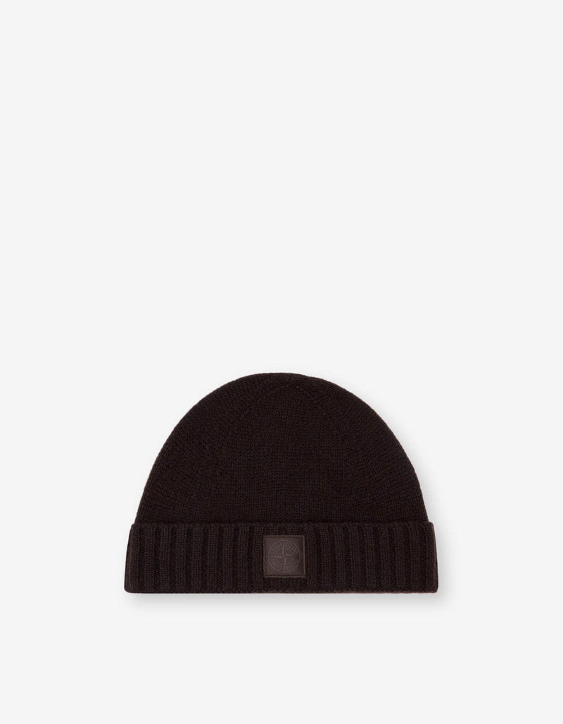Stone Island Ghost Brown Beanie Hat K2S15N100015 V0070