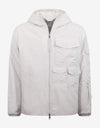 2 Moncler 1952 Rila White Nylon Down Jacket