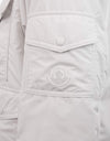 2 Moncler 1952 Rila White Nylon Down Jacket