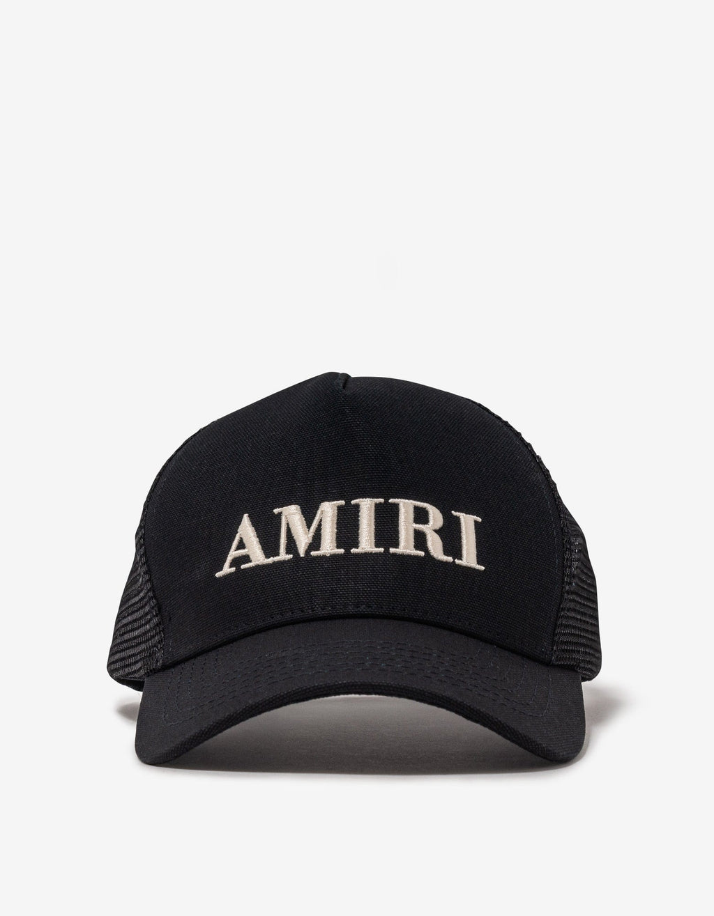 Amiri Black Amiri Logo Trucker Hat