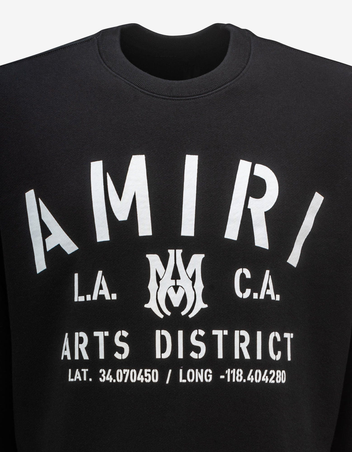 Amiri Black Amiri Stencil Crew Sweatshirt