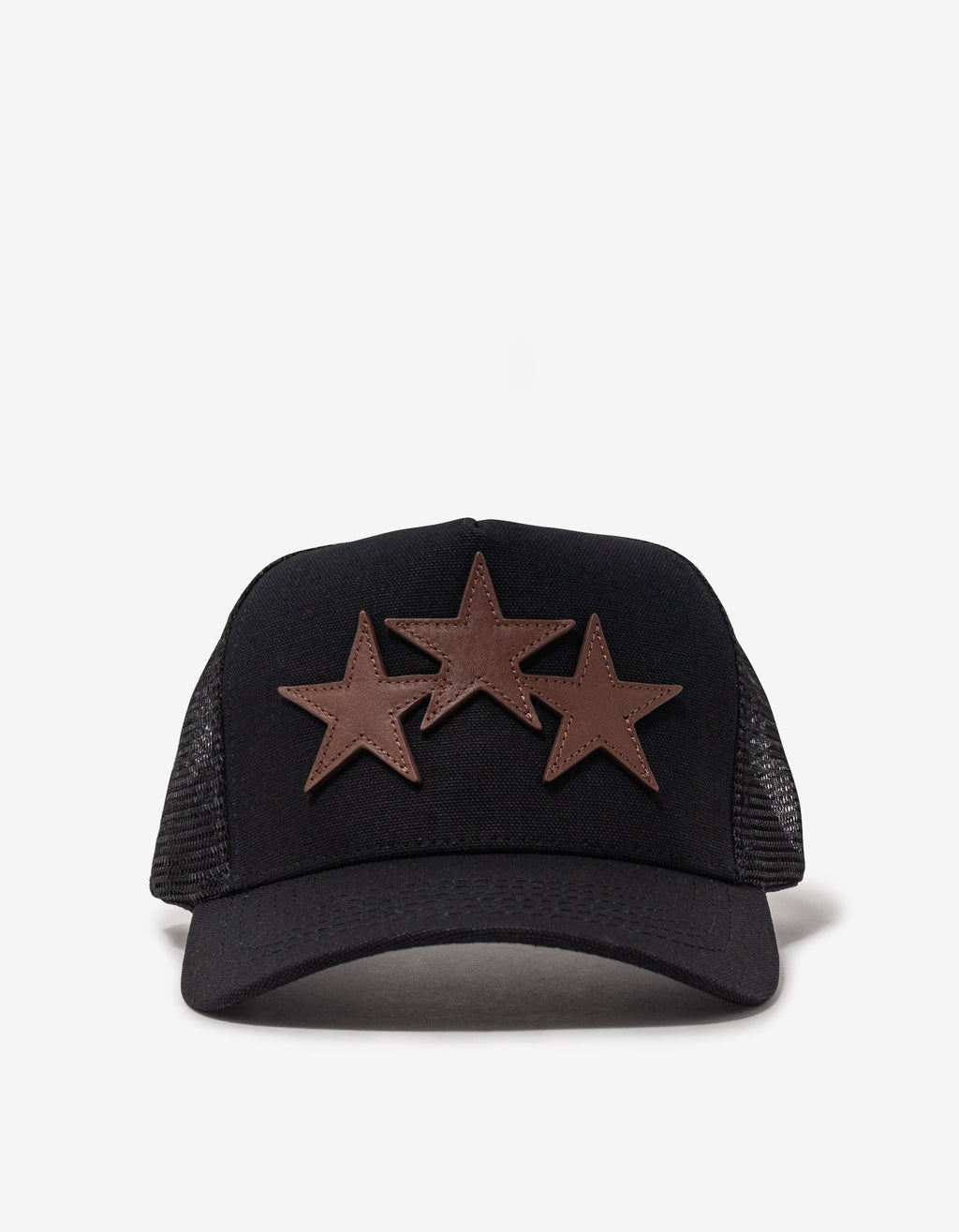 Amiri Black & Brown 3 Star Trucker Hat