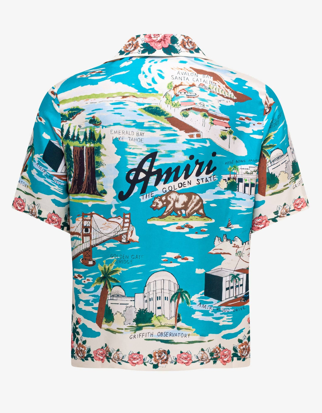 Amiri California Hawaiian Bowling Shirt
