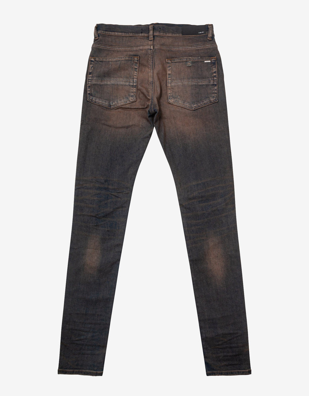 Amiri MX1 Plaid Dark Indigo Jeans