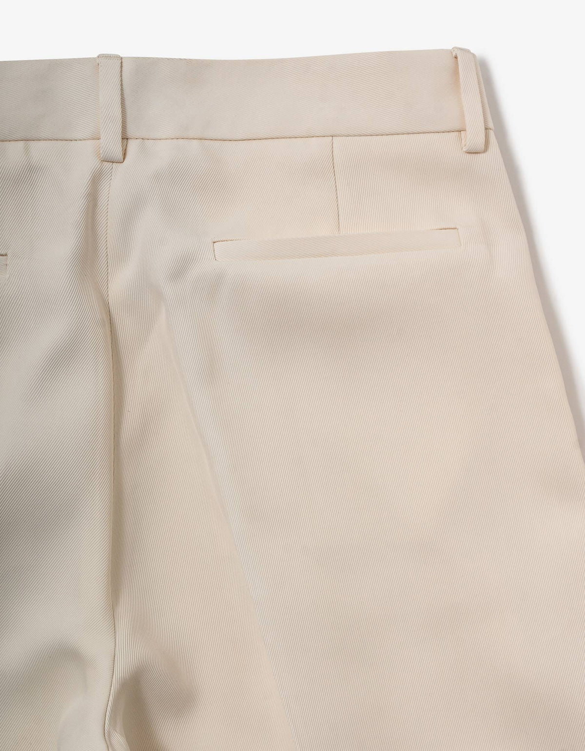 Amiri Off White Double Pleated Trousers