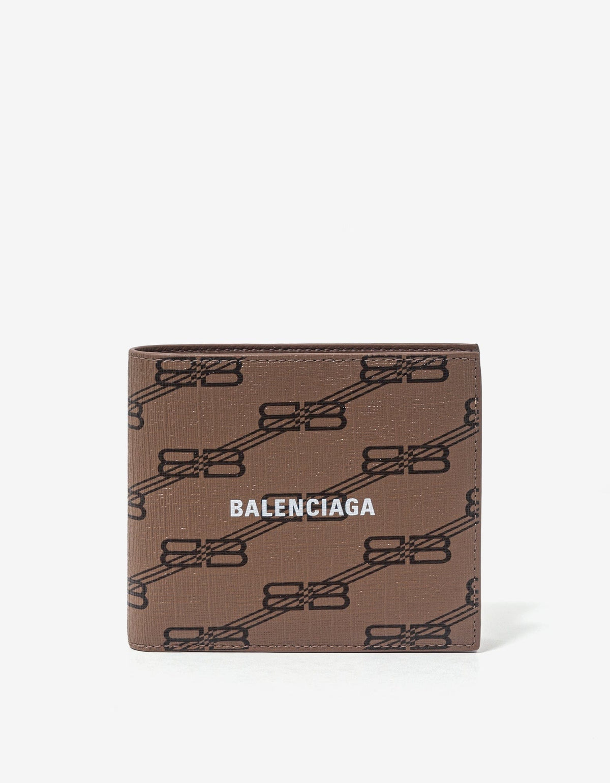 Balenciaga Beige BB Monogram Billfold Wallet