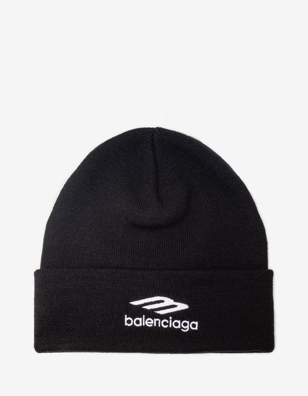 Balenciaga Balenciaga Black 3B Sports Icon Beanie Hat