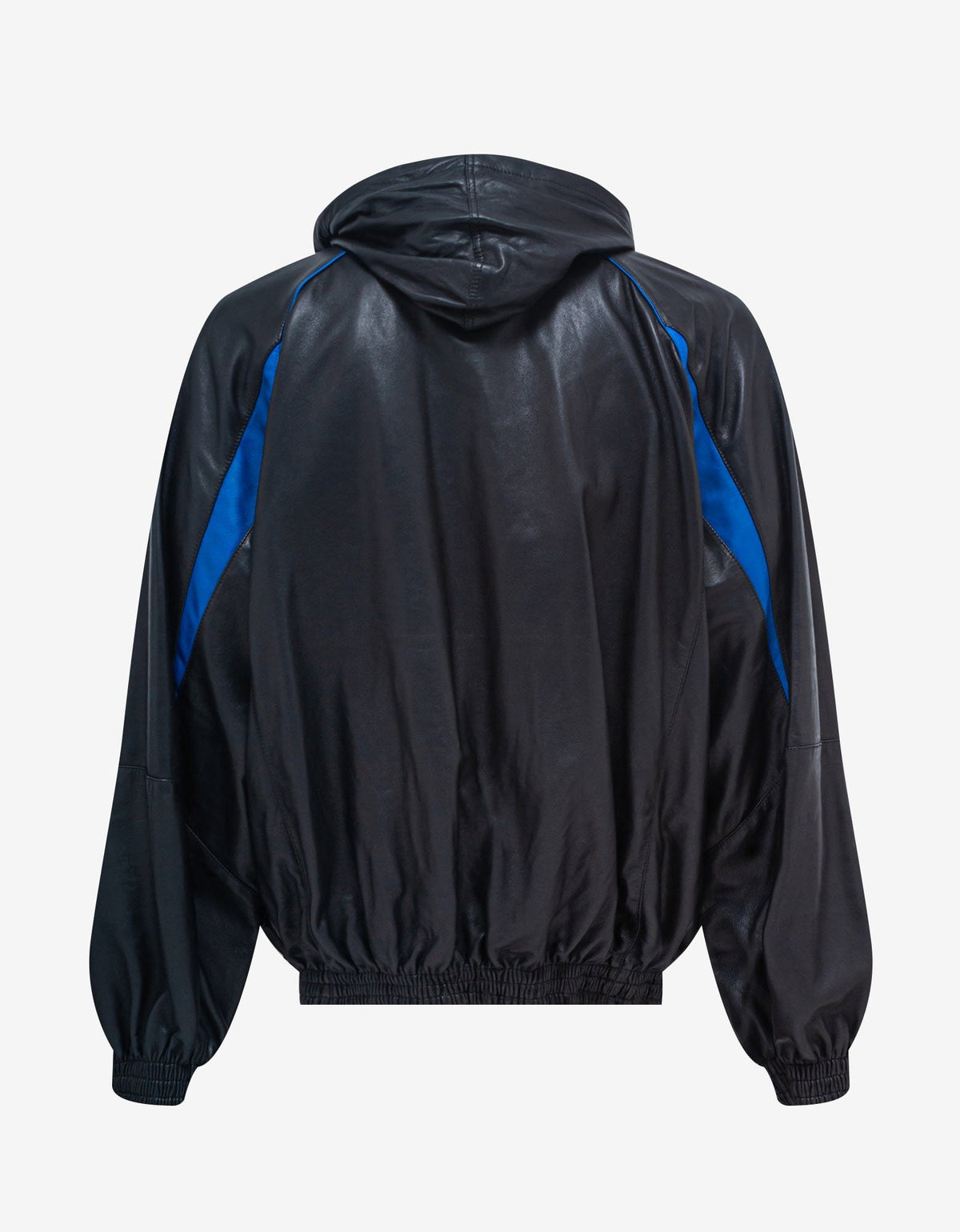 Balenciaga Black 3B Sports Icon Leather Jacket