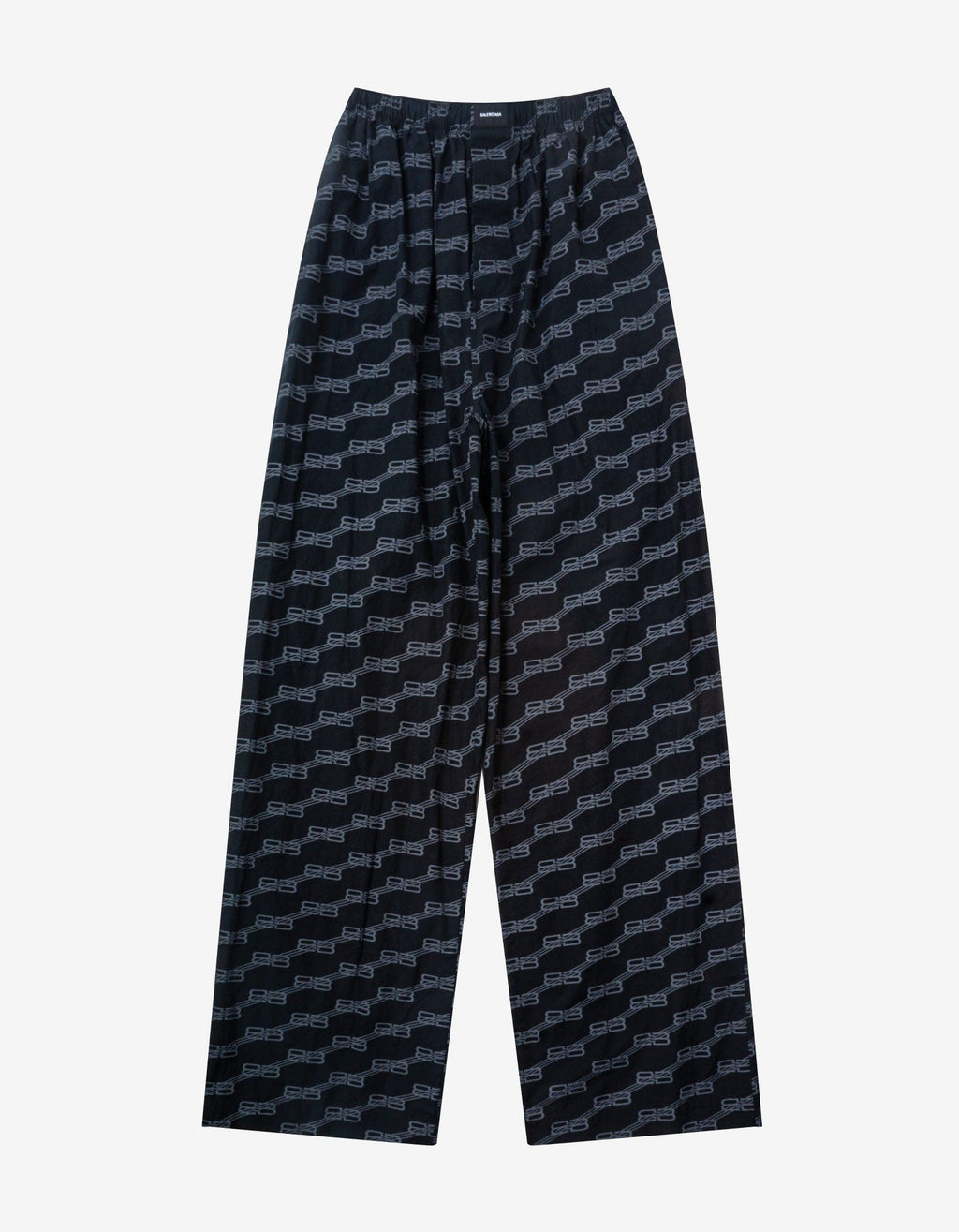 Balenciaga Balenciaga Black BB Monogram Pyjama Pants