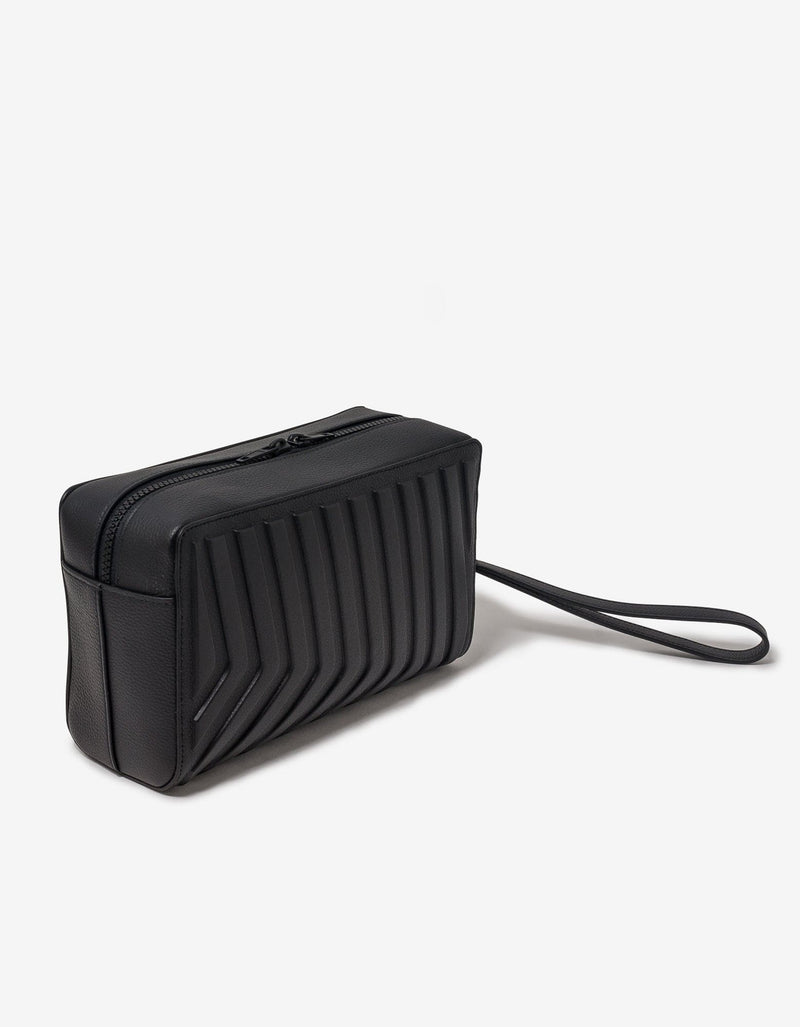 Balenciaga Black Car Toiletry Pouch Bag