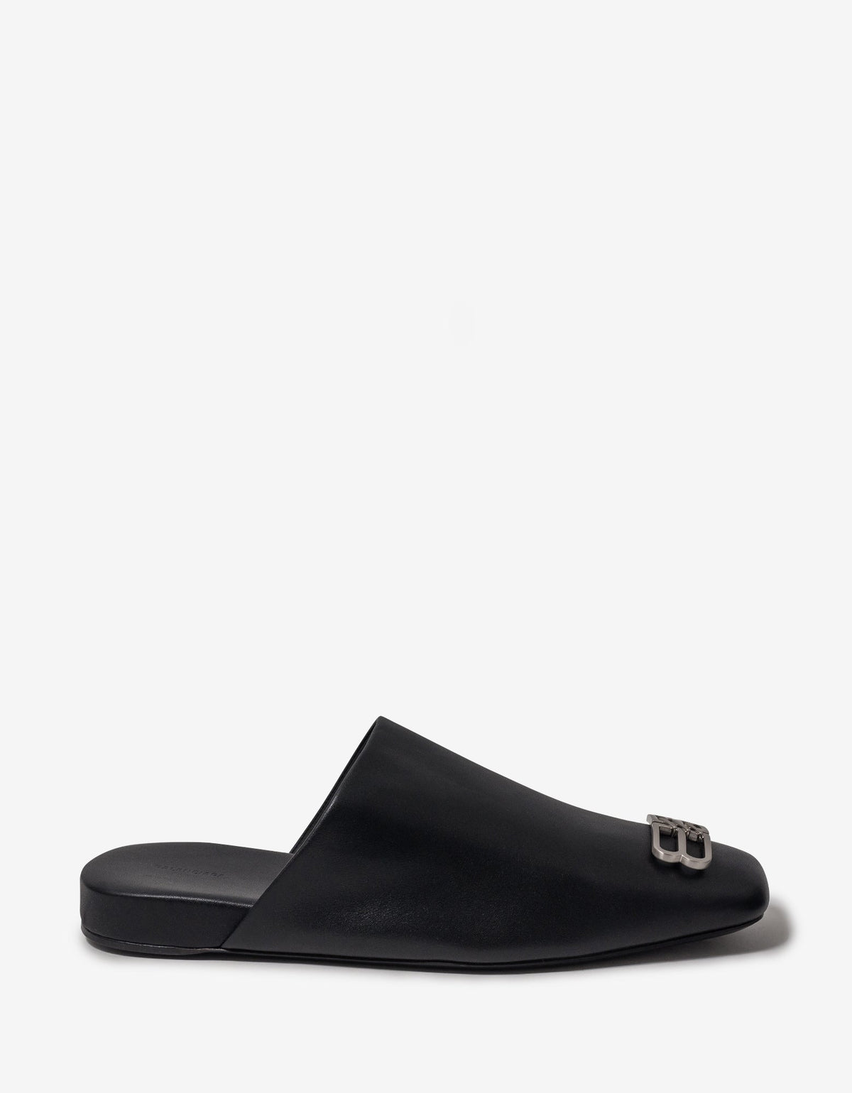 Balenciaga Black Cosy BB Mule Sandals