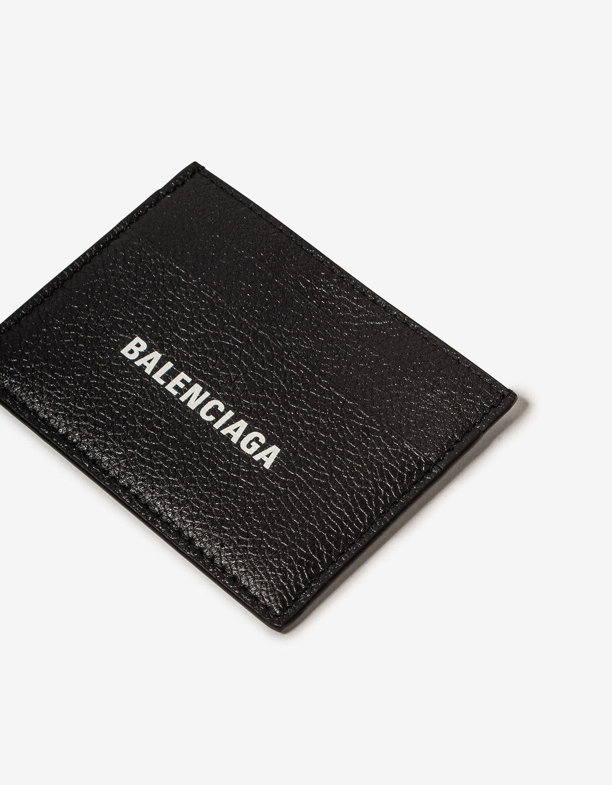 Balenciaga Black Logo Cash Card Holder