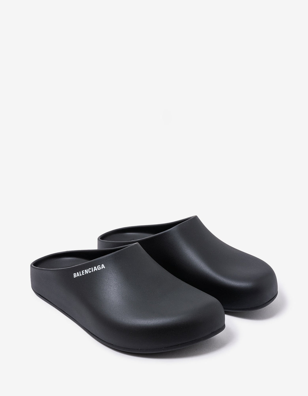 Balenciaga Black Mule Slide Sandals