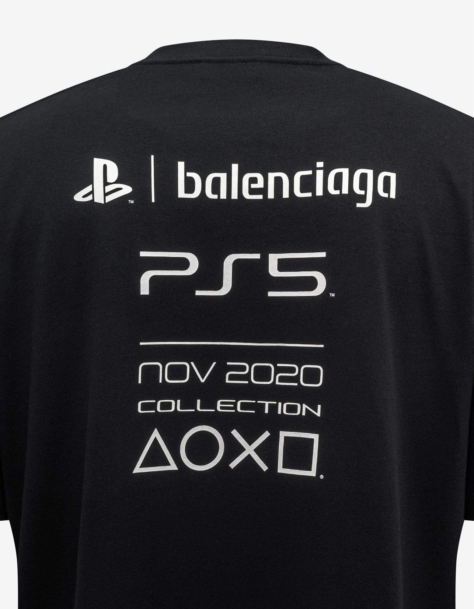 Black Playstation Boxy T-Shirt