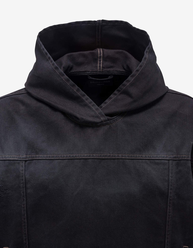Balenciaga Black Pull-Over Jacket