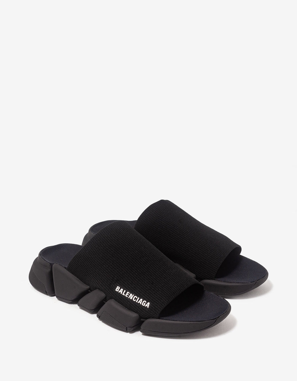 Balenciaga Balenciaga Black Speed 2.0 Slide Sandals