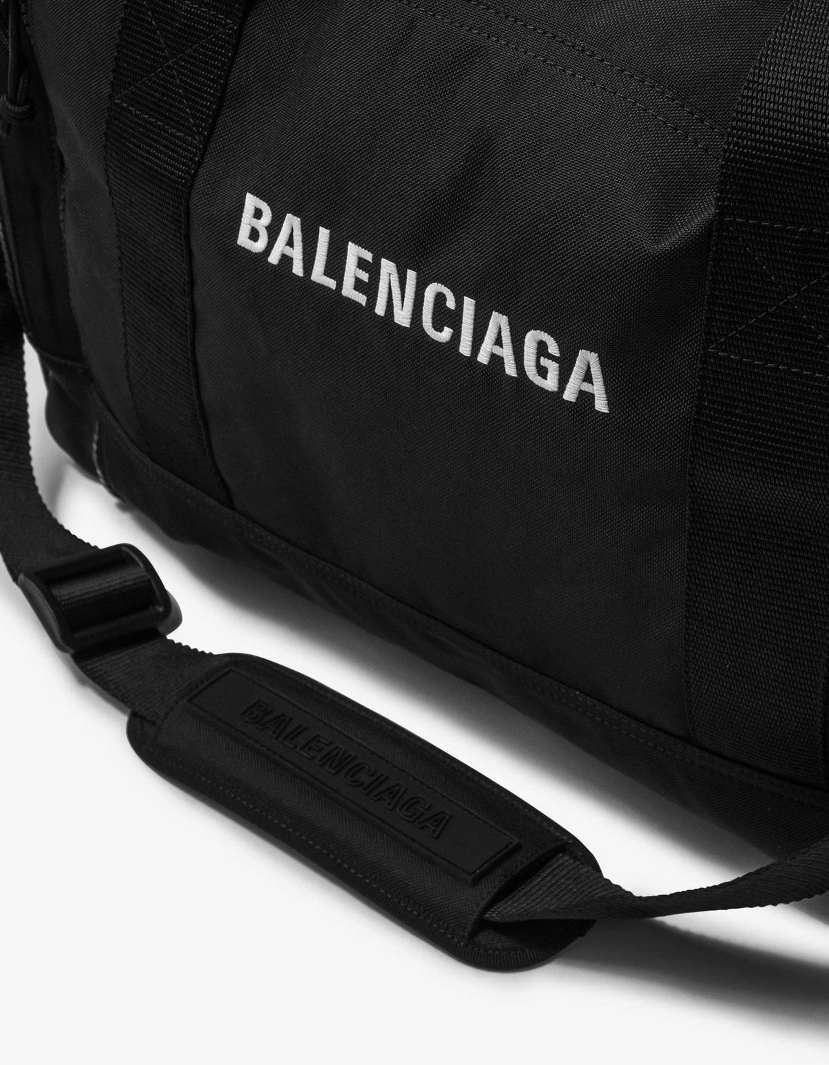 Balenciaga Black Transformer Gym Bag Parka