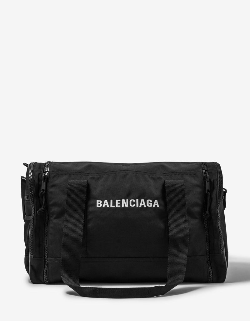 Balenciaga Black Transformer Gym Bag Parka