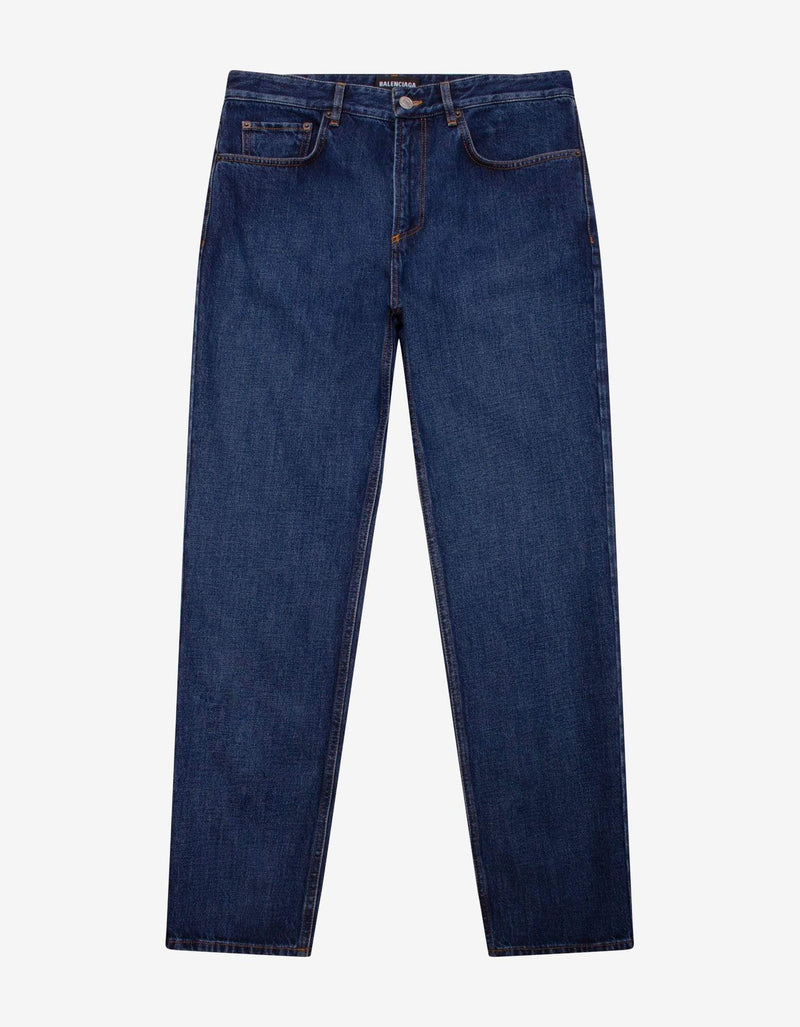 Balenciaga Blue Denim Slim Jeans