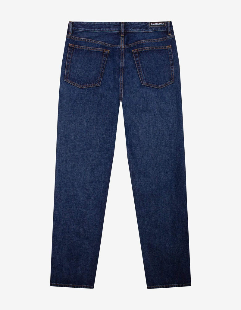 Balenciaga Blue Denim Slim Jeans