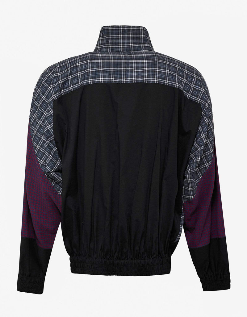Balenciaga Poplin 80s Check Zip Sweatshirt