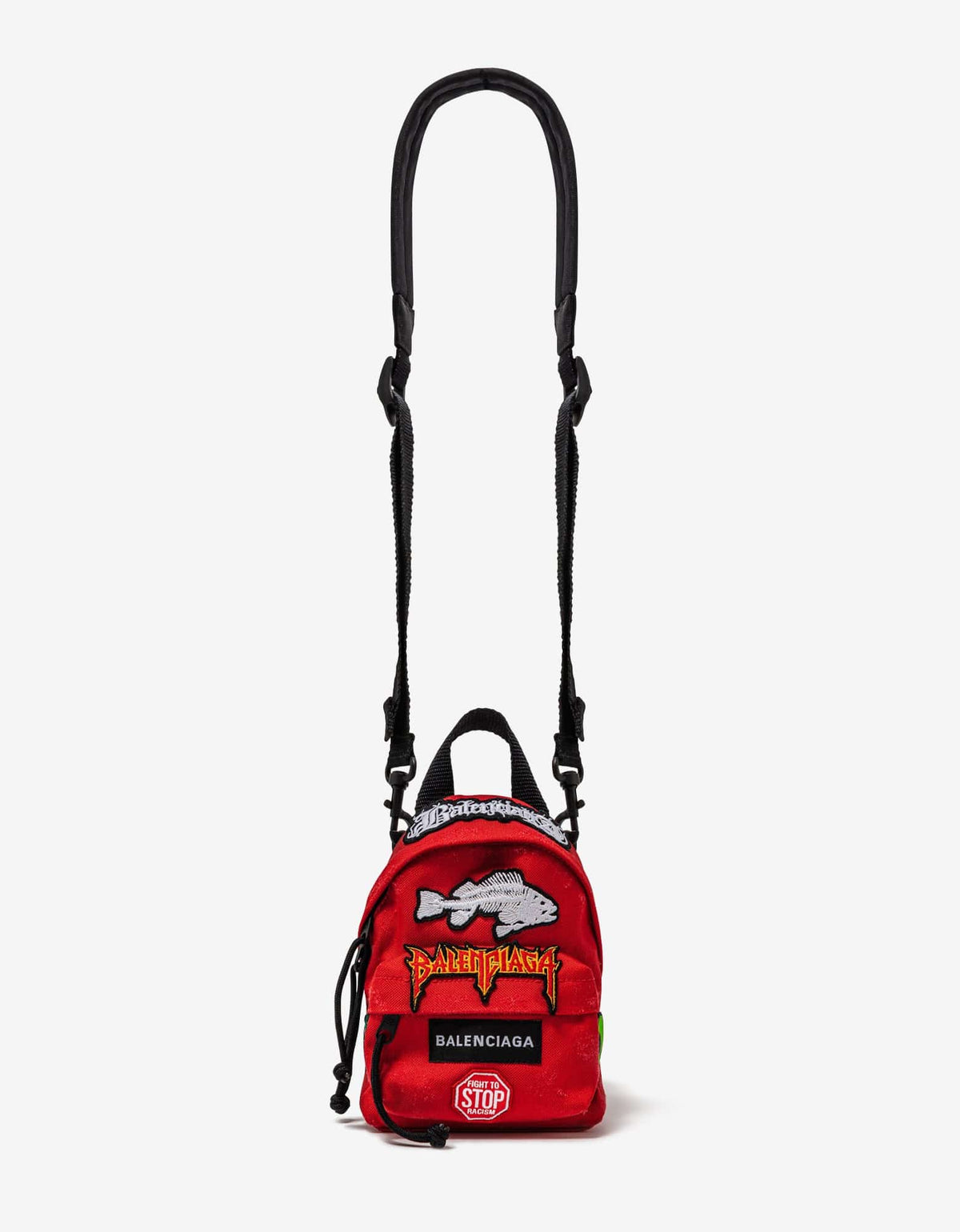 Balenciaga Red Explorer Mini Backpack