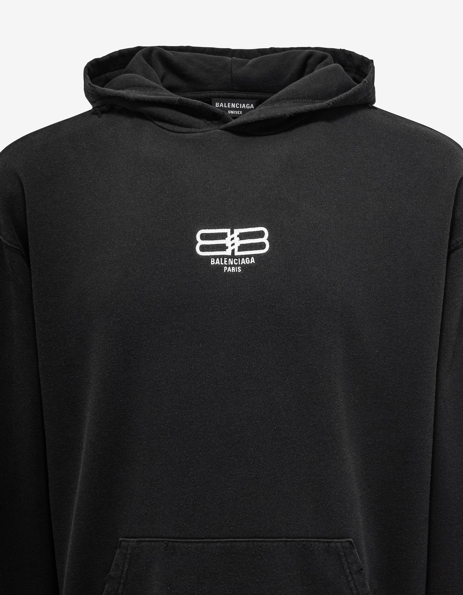 Balenciaga Bb Logo Hoodie in Gray for Men  Lyst