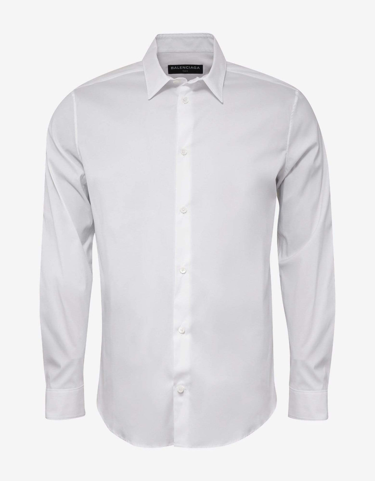 Balenciaga White Slim Fit Shirt