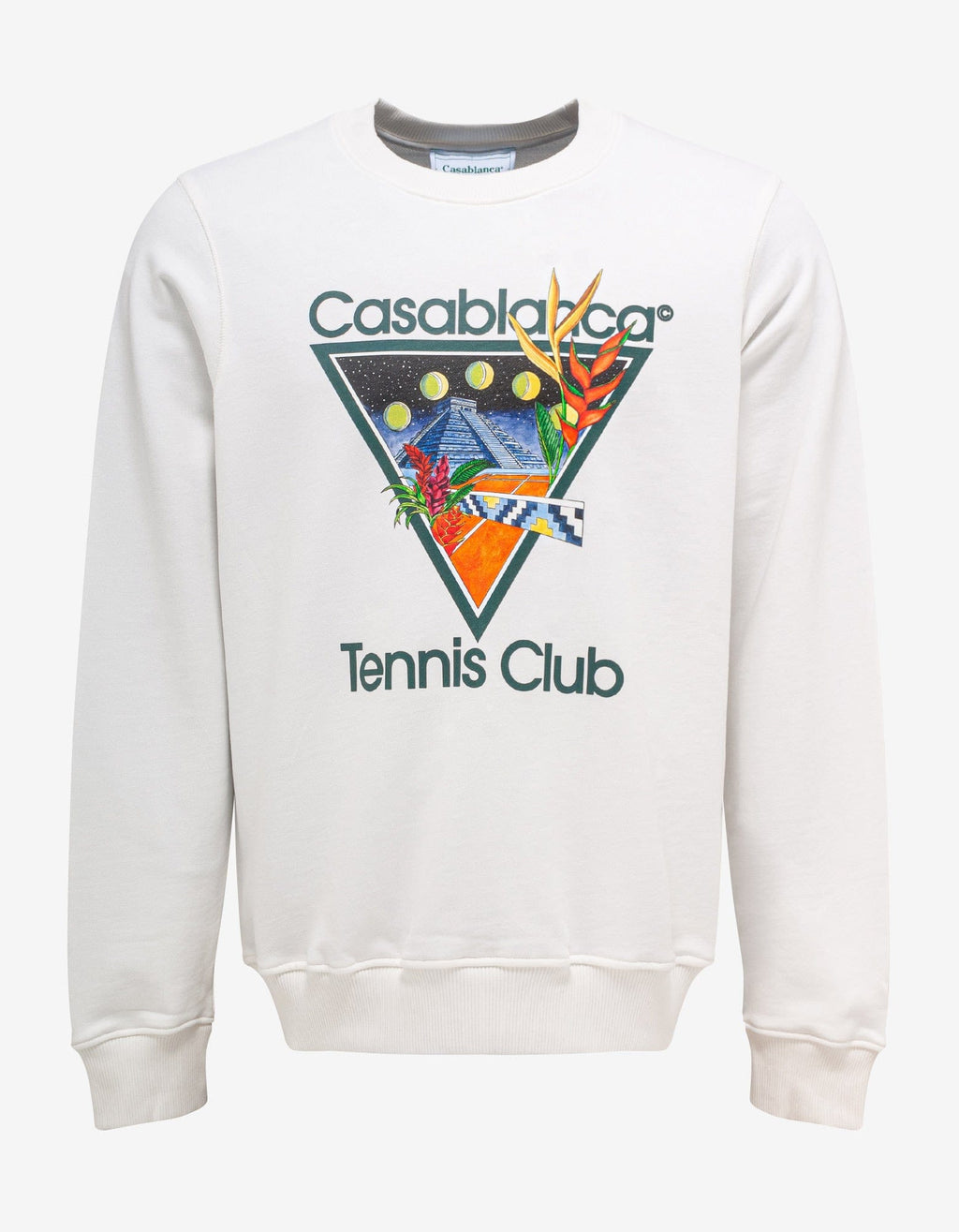 Casablanca Casablanca Off-White Tennis Club Icon Sweatshirt