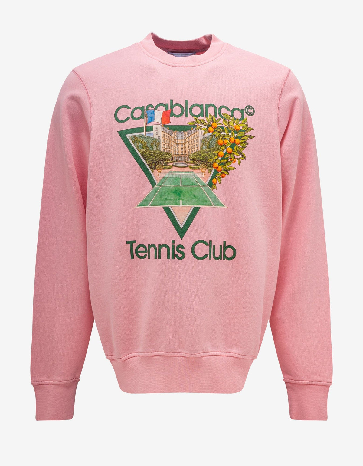 Casablanca Pink Tennis Club Icon Sweatshirt