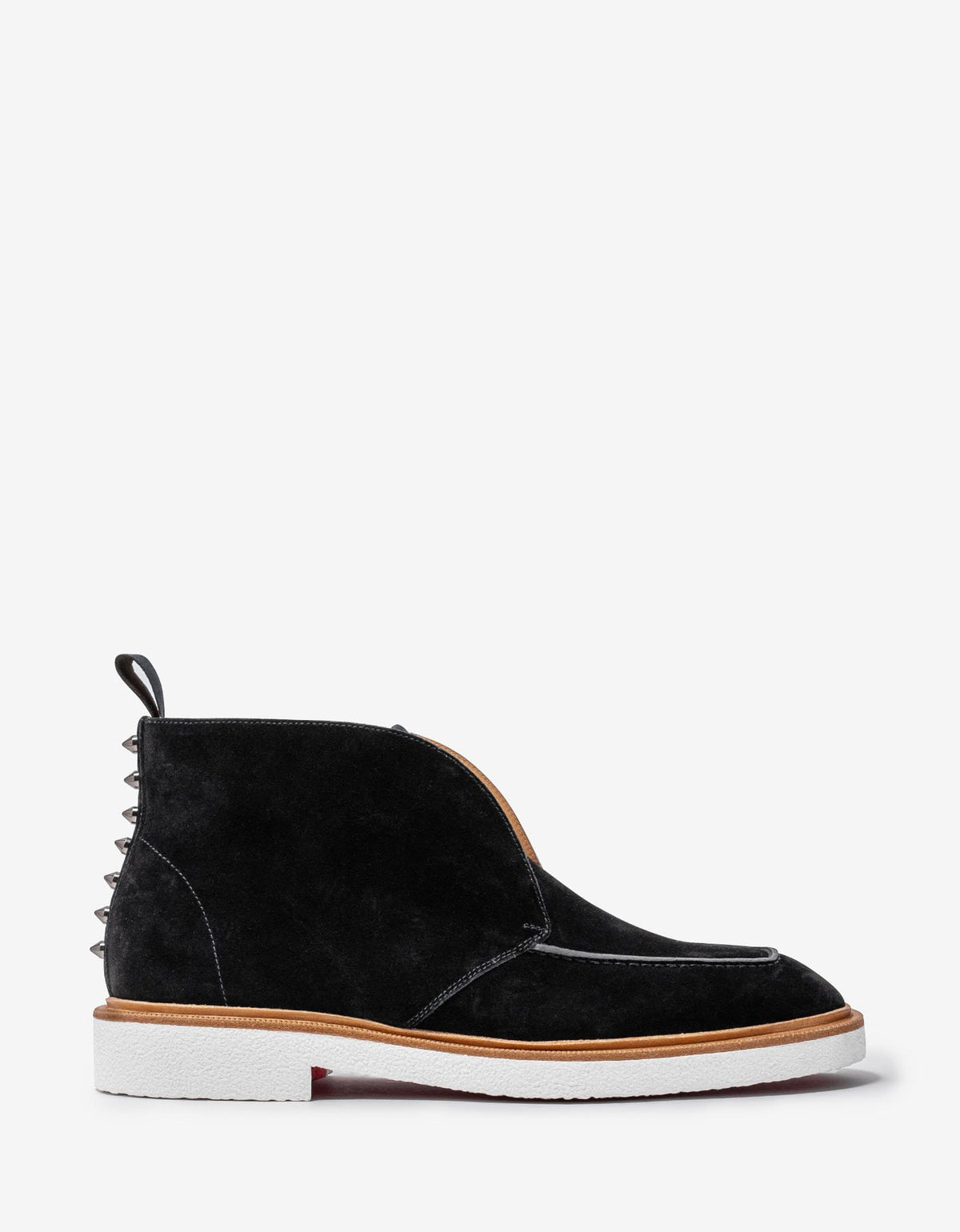 Christian Louboutin Citycrepe Black Suede Ankle Boots