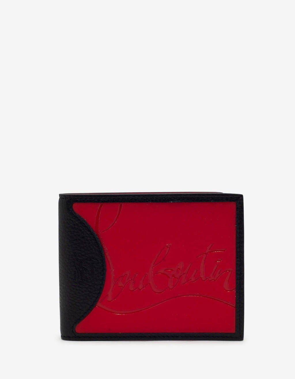 Christian Louboutin Christian Louboutin Coolcard Sneakers Sole Black & Red Billfold Wallet