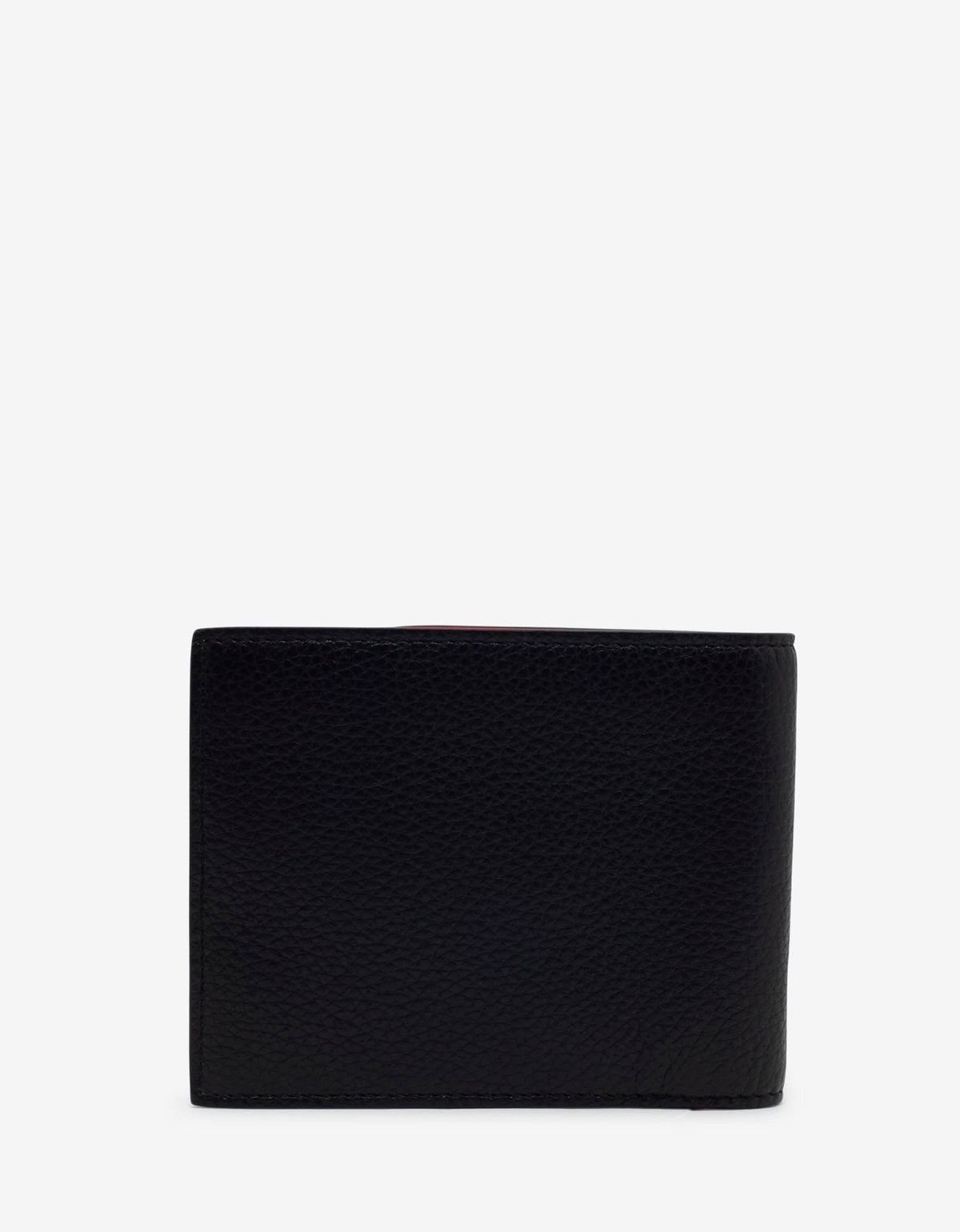 Christian Louboutin Coolcard Sneakers Sole Black & Red Billfold Wallet -
