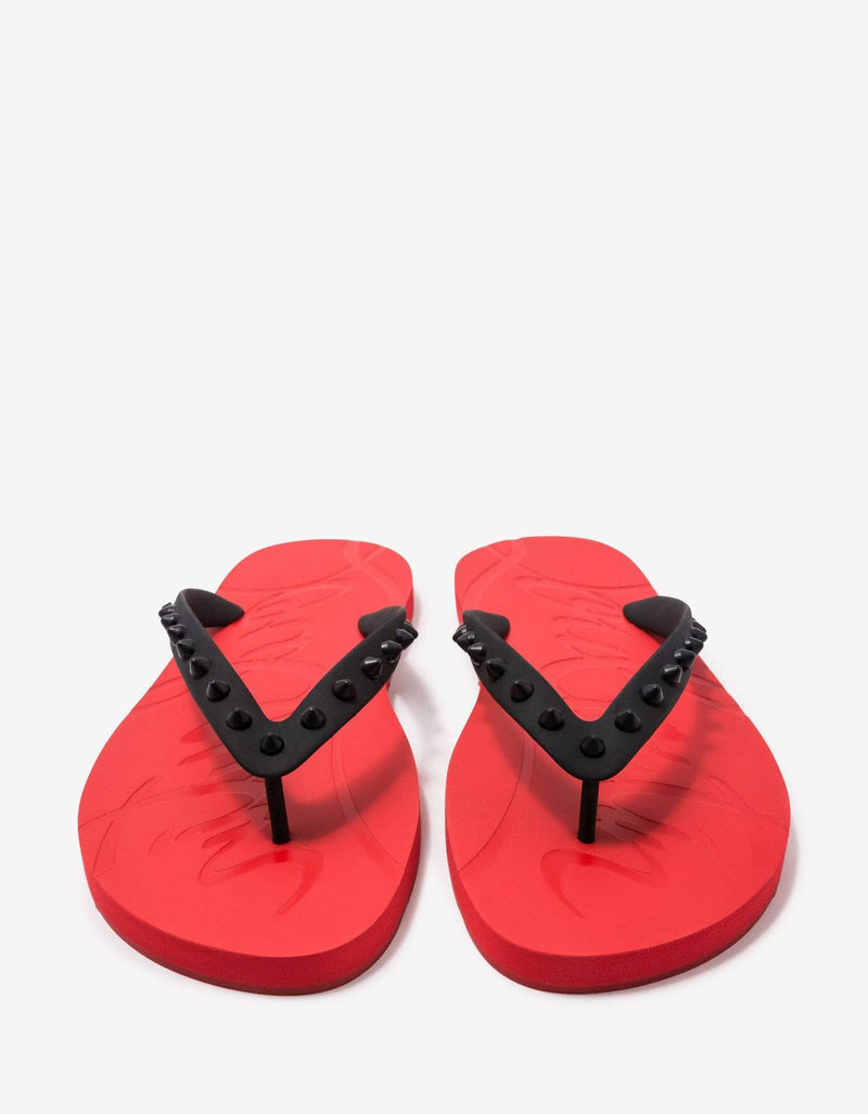 Christian Louboutin Loubi Flip Red Sandals
