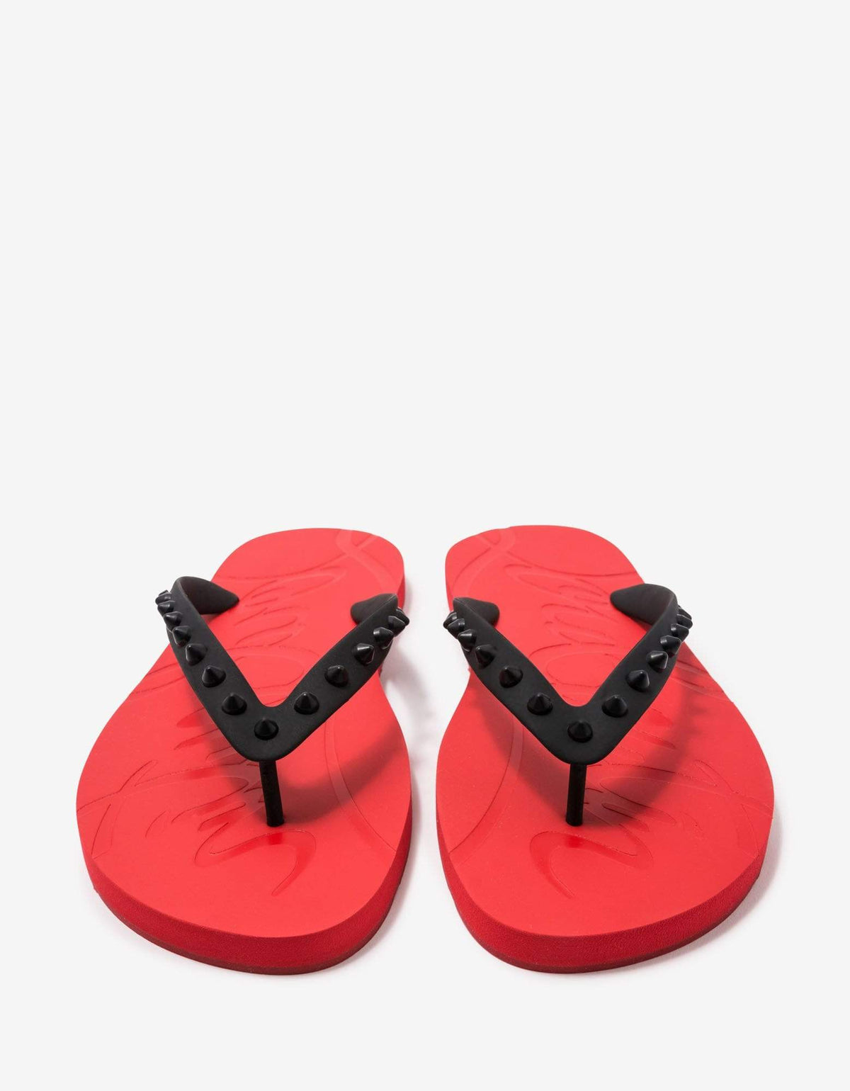 Christian Louboutin Loubi Flip Red Sandals -