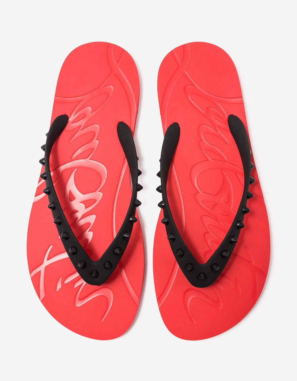 Christian Louboutin Loubi Flip Red Sandals -