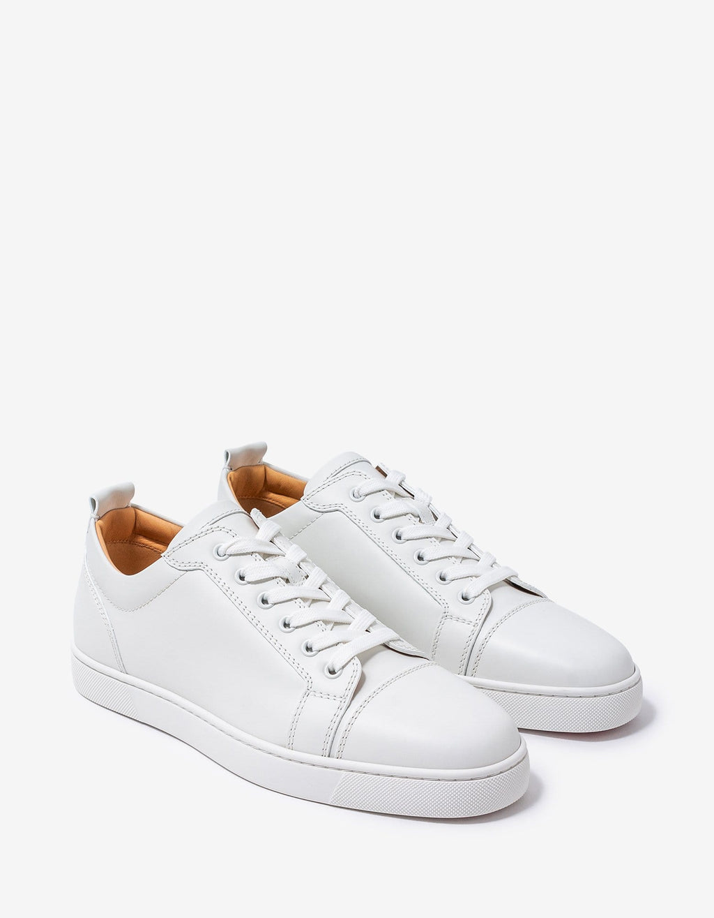 Christian Louboutin Christian Louboutin Louis Junior White Leather Trainers