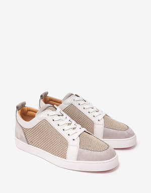 Christian Louboutin Rantulow Grey & Champagne Trainers