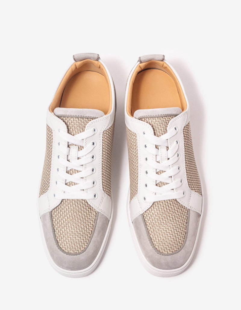 Christian Louboutin Rantulow Grey & Champagne Trainers -