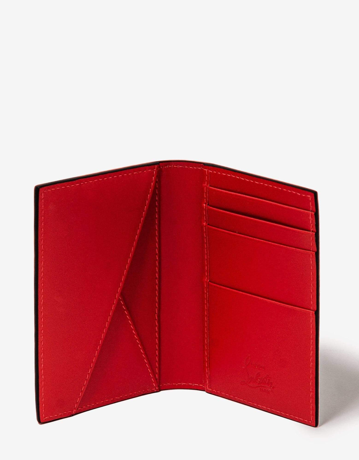 Christian Louboutin Sifnos CL Logo Black Card Wallet -