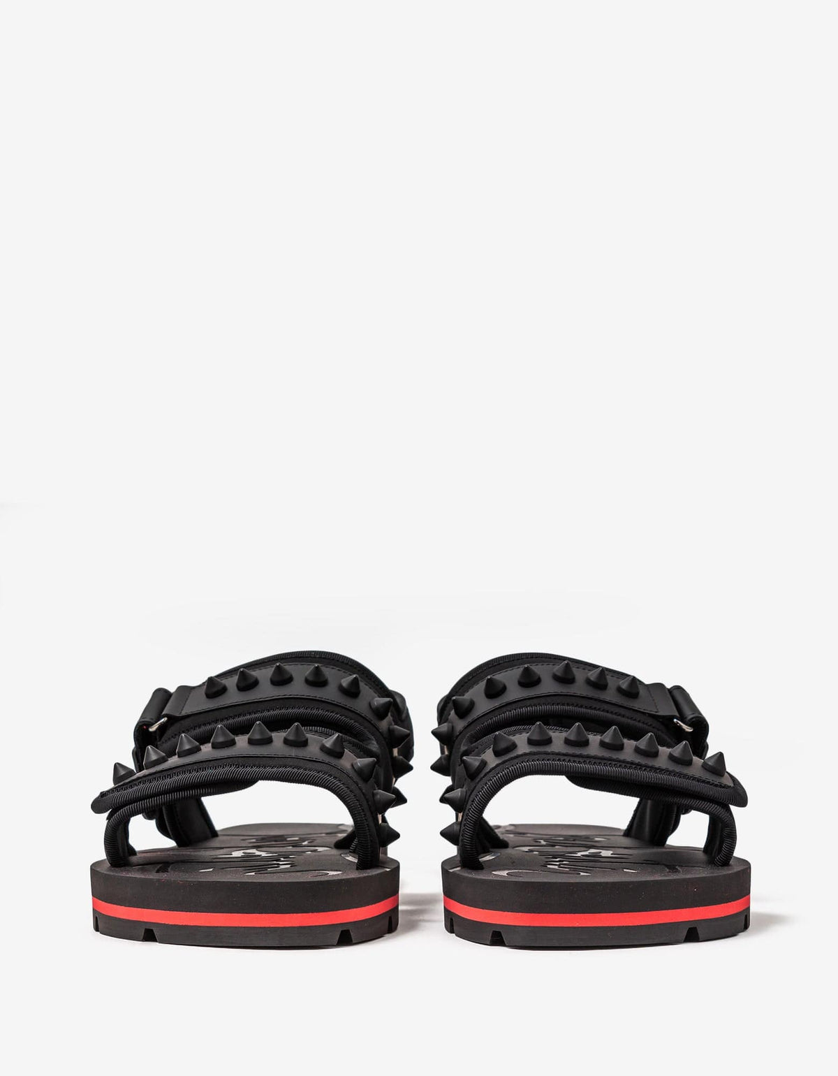 Christian Louboutin Siwa Flat Black Sandals -
