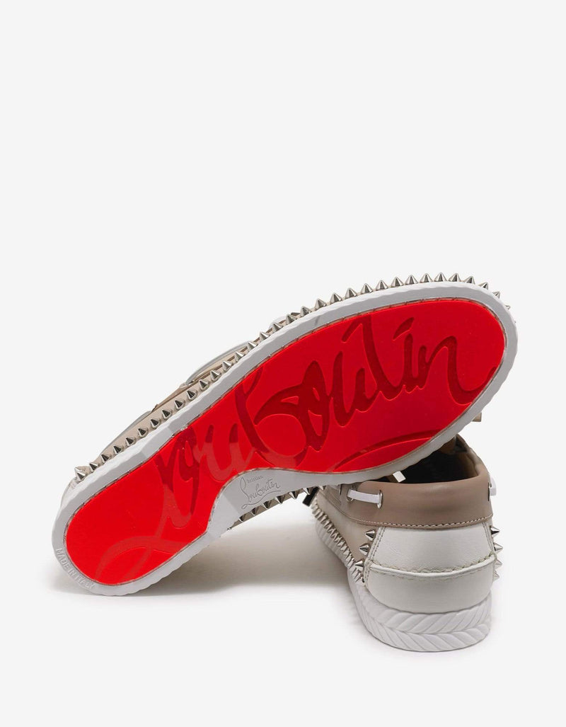 Christian Louboutin Steckel Colombe Beige Boat Shoes