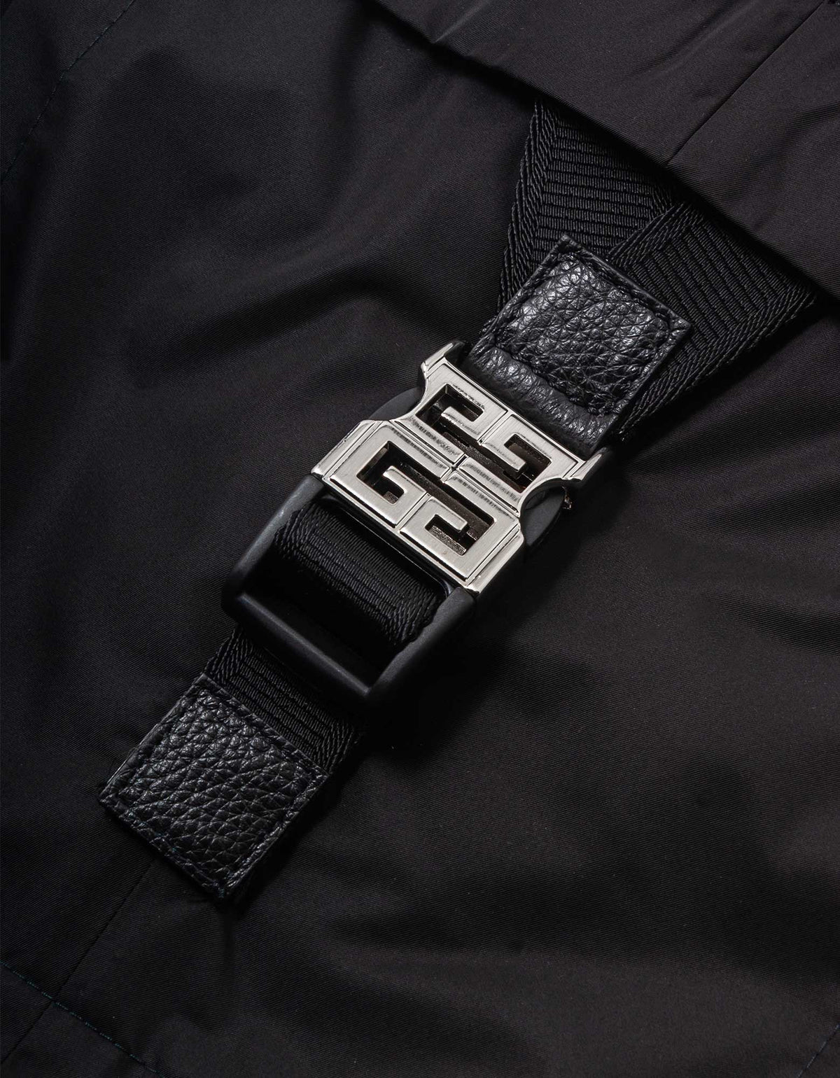 Givenchy Black 4G Buckle Cargo Trousers
