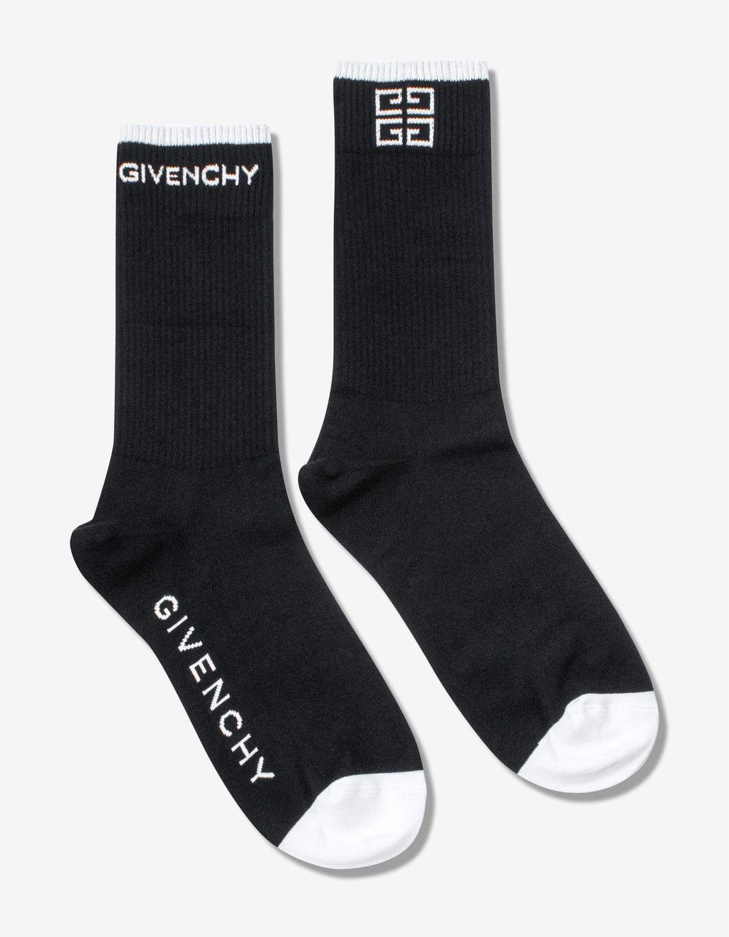 Givenchy Black 4G Logo Socks