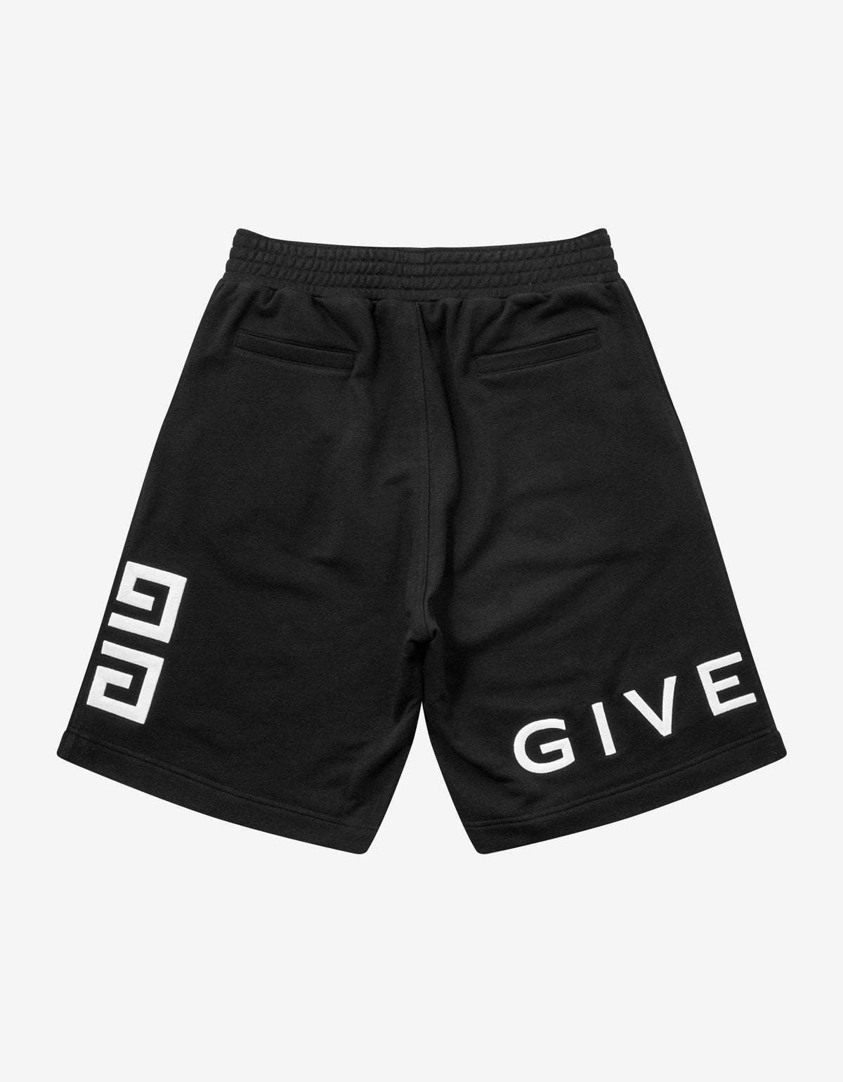 Givenchy Black 4G Logo Sweat Shorts