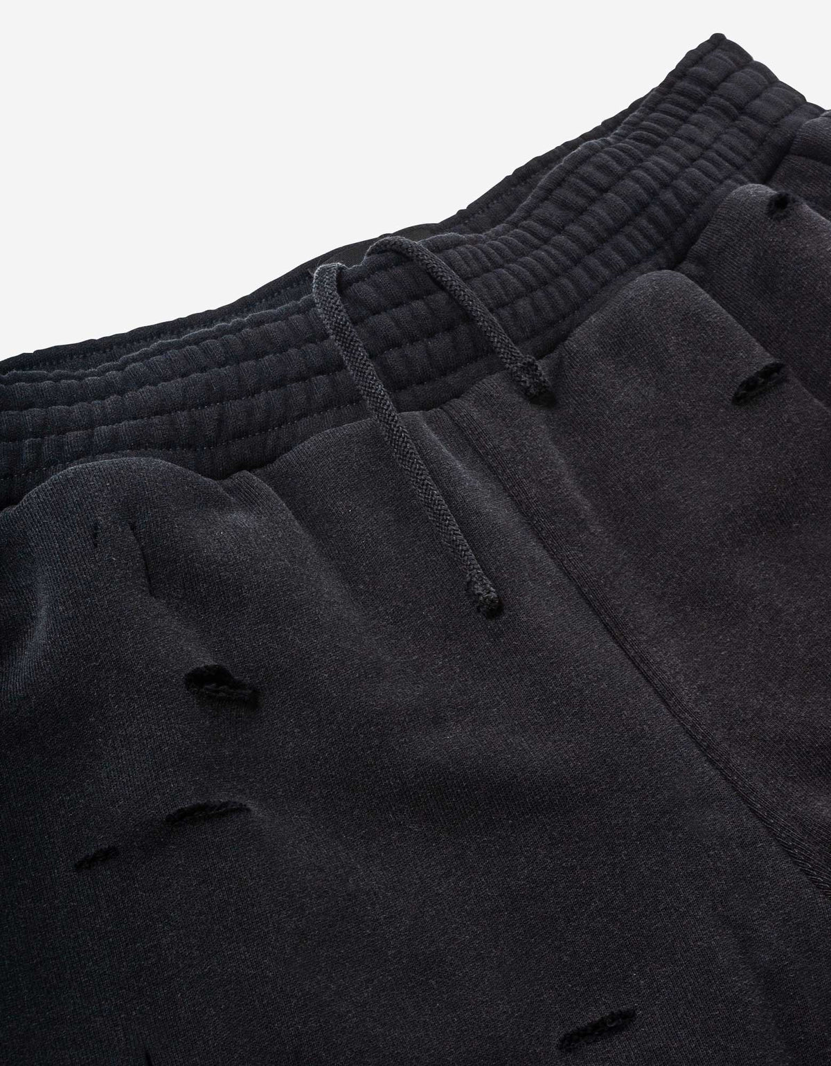 Givenchy Black Archetype Logo Destoyed Shorts